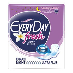 EVERYDAY FRESH ΣΕΡΒΙΕΤΕΣ 10τεμ. - (MAXI NIGHT ULTRA PLUS) (0604)