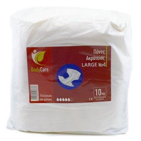 BODYCARE ΠΑΝΑ ΑΚΡΑΤΕΙΑΣ Νο 4 - (LARGE) (10τεμ.)