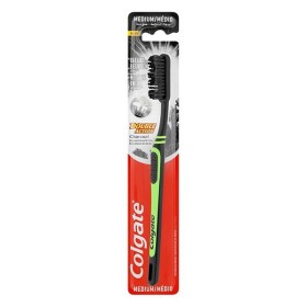 COLGATE ΟΔΟΝΤΟΒΟΥΡΤΣΑ DOUBLE ACTIOΝ - (CHARCOAL) (MEDIUM)