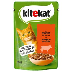 KITEKAT ΓΑΤΟΤΡΟΦΗ 85gr. - (ΜΟΣΧΑΡΙ ΜΕ ΣΑΛΤΣΑ)