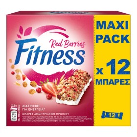 NESTLE BARS FITNESS 23,5gr. - (RED BERRIES) (12τεμ)