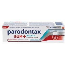 PARODONTAX GUM + BREATH & SENSITIVITY 75ml - (WHITENING) (ΟΔΟΝΤΟΚΡΕΜΑ)