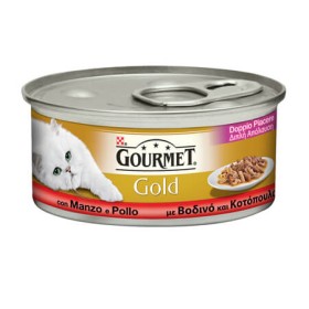 GOURMET GOLD ΓΑΤΟΤΡΟΦΗ 85gr - (ΒΟΔΙΝΟ-ΚΟΤΟΠΟΥΛΟ)