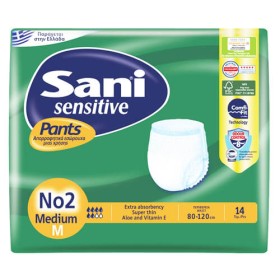 SANI PANTS No 2 (14τεμ.) ΕΛΑΣΤΙΚΗ ΠΑΝΑ ΑΚΡΑΤΙΑΣ (MEDIUM)
