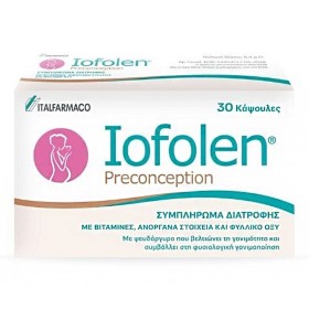 Iofolen Preconception Συμπλήρωμα Διατροφής για τις Γυναίκες που Βρίσκονται σε Αναπαραγωγική Ηλικία και Επιθυμόυν Εγκυμοσύνη, 30caps