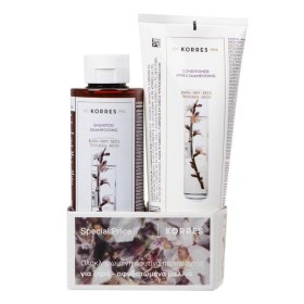 Korres Aμύγδαλο + Λινάρι Σετ Σαμπουάν 250ml + Μαλακτική Κρέμα Για Ξηρά/ Αφυδατωμένα Μαλλιά 200ml, 1σετ