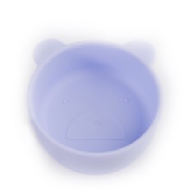 Babywise Bear Shape Μπωλ Σιλικόνης Αρκουδάκι SLW012 Μωβ, 1τμχ