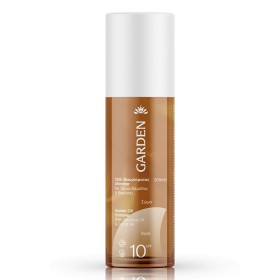 Garden Suntan Oil Shimmer Αντηλιακό Λάδι για το Σώμα SPF10, 200ml