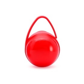 Suavinex Duo Soother Holder 0+ μηνών Θήκη Πιπίλας 2 Τεμαχίων Κόκκινο
