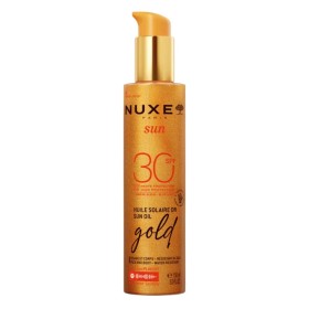 Nuxe Sun Oil Gold Ιριδίζον Αντηλιακό Λάδι Προσώπου & Σώματος SPF30, 150ml