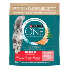 Purina One Sterilcat Bifensis Ξηρά Τροφή για Γάτες με Σολομό & Σιτάρι, 800g