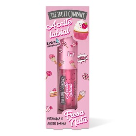 The Fruit Company Lip Oil Έλαιο Χειλιών Strawberry & Cream, 3.6ml