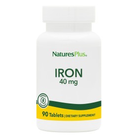Natures Plus Iron 40mg Συμπλήρωμα Σιδήρου, 90tabs