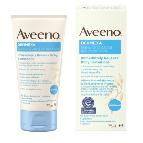Aveeno Dermexa Fast & Long Lasting Itch Relief Balm Βάλσαμο για Γρήγορη Ανακούφιση από τον Κνησμό που Διαρκεί, 75ml