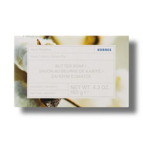 Korres Pure Cotton Σαπούνι Σώματος Αγνό Βαμβάκι, 150gr