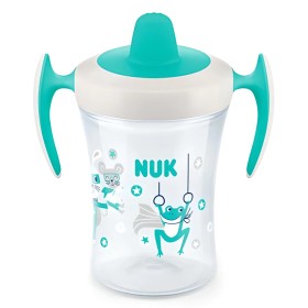 Nuk Trainer Cup Εκπαιδευτικό Ποτηράκι με Μαλακό Ρύγχος Πράσινο Βατραχάκι 6m+, 230ml
