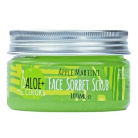 Aloe Colors Apple Martini Sorbet Face Scrub Απολέπιση με Άρωμα Apple Martini, 100ml