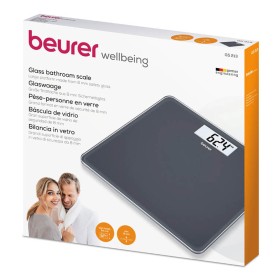 Beurer GS 213 Ψηφιακή Γυάλινη Ζυγαριά Δαπέδου Μαύρη, 1τμχ