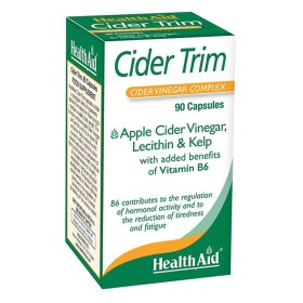 Health Aid Cider Trim Συμπλήρωμα Αδυνατίσματος με Μηλόξυδο, 90caps
