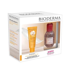 Bioderma Πακέτο Προσφοράς Photoderm Max SPF50+ Aquafluide Λεπτόρρευστο Αντηλιακό Προσώπου, 40ml & Δώρο Sensibio H2O Micellaire Νερό Καθαρισμού για Πρόσωπο & Μάτια, 100ml