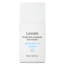 Luvum Bamboo Hyaluronic Moisture Suncream Ενυδατική Αντηλιακή Κρέμα Προσώπου με Υαλουρονικό Οξύ SPF50+, 50ml