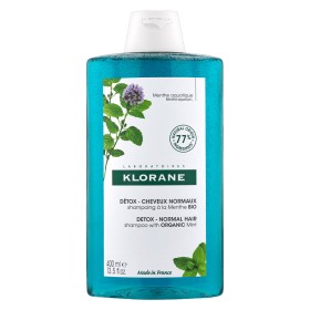 Klorane Bio Detox Menta Σαμπουάν Αποτοξίνωσης με Βιολογική Υδάτινη Μέντα για Κανονικά μαλλιά, 400ml
