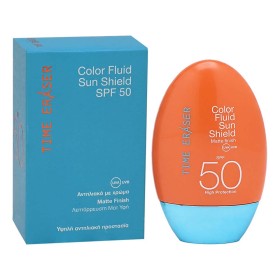 Medisei Time Eraser Color Fluid Sun Shield Αντηλιακό Γαλάκτωμα Προσώπου με Χρώμα SPF50, 50ml