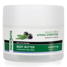 Macrovita Κρέμα Σώματος Relaxing με Λάδι Ελιάς & Λεβάντα, 200ml