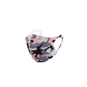 Μάσκα Προστασίας Υφασματίνη -  CAMO STYLE ΡΟΖ