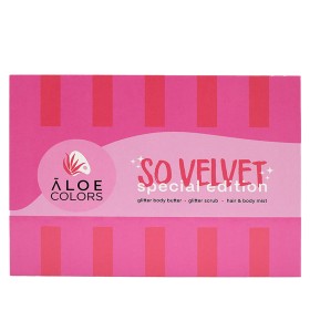 Aloe Colors Promo So Velvet Special Edition με Body Butter Glitter, 200ml & Body Scrub, 200ml & Hair & Body Mist, 150ml, 1set