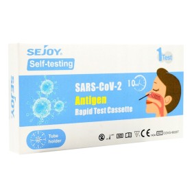 Sejoy SARS-CoV-2 Antigen Rapid Test Cassette Ρινικό Τεστ Ταχείας Ανίχνευσης Αντιγόνου Κορωνοϊού, 1τμχ