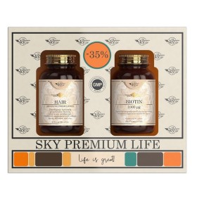 Sky Premium Life Promo Συμπληρώματα Διατροφής για την Υγεία των Μαλλιών Hair Advanced Formulation, 60tabs & Biotin 1000mg, 60caps