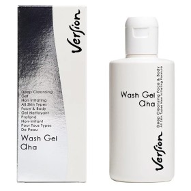 Version Wash Gel AHA Ειδικό Τζελ για τον Καθημερινό Καθαρισμό Προσώπου & Σώματος για Όλες τις Επιδερμίδες, 200ml 