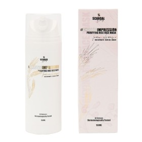 Scandal Beauty Καθαριστική Μάσκα Προσώπου με Ρύζι και Λευκή Άργιλο, 150ml