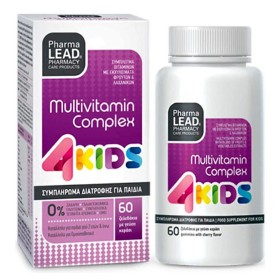 PharmaLead 4Kids Multivitamin Complex Κεράσι Πολυβιταμινούχα Ζελεδάκια για Παιδιά, 60τμχ
