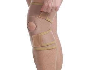 Alfacare Επιγονατίδα Ανοικτή Neoprene με Σπειροειδή Ελάσματα King Size 1054B, 1τμχ