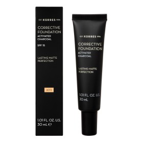 Korres Ενεργός Άνθρακας Διορθωτικό Makeup για Μέτριες Ατέλειες  ACF2 SPF15, 30ml
