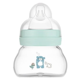 Mam Feel Good Γυάλινο Μπιμπερό Colours of Nature 0m+ Γαλάζιο, 90ml