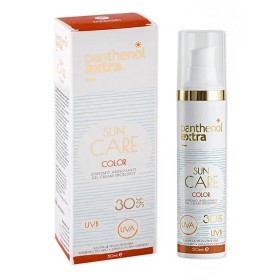 Panthenol Extra Sun Care Color SPF30 Αντηλιακό Gel Προσώπου με Χρώμα, 50ml