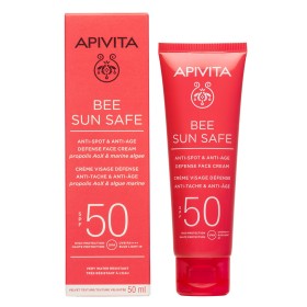 Apivita Bee Sun Safe Αντηλιακή Κρέμα Προσώπου κατά των Πανάδων & των Ρυτίδων SPF50, 50ml