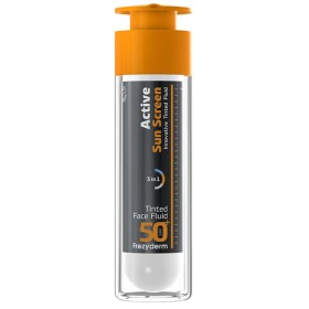 Frezyderm Active Sun Screen Tinted Face Fluid SPF 50+ Aντηλιακή Kρέμα Προσώπου με Χρώμα, 50ml