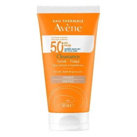 Avene Cleanance TRSB Solaire Αντηλιακό Προσώπου SPF 50+ με Χρώμα για το Ευαίσθητο Λιπαρό Δέρμα με Ατέλειες, 50ml