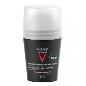 Vichy Ηomme Deodorant Anti-Transpirant 48h Roll On, 50ml 