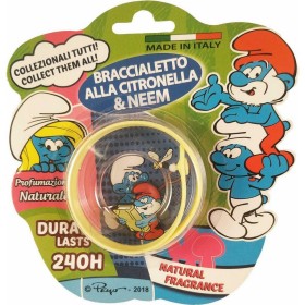 Italian Brand Πορτοκαλί Αντικουνουπικό Παιδικό Βραχιόλι Στρουμφάκια, 1τμχ