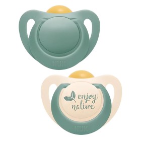 Nuk For Nature Πιπίλα Latex από 98% Φυσικές Πρώτες Ύλες 0-6m Κόκκινο, 2τμχ