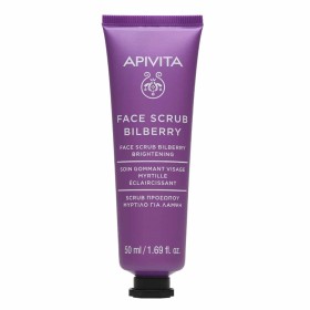 Apivita Face Scrub Bilberry Κρέμα Απολέπισης για Λάμψη με Μύρτιλλο, 50ml