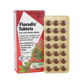 Power Health Floradix Tablets Τονωτικό Συμπλήρωμα Διατροφής για Γυναίκες με Οργανικό Σίδηρο, Βιταμίνες C & B Complex, 84 tabs