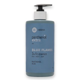Panthenol Extra Blue Flames 3 in 1 Cleanser Ανδρικό Καθαριστικό για Πρόσωπο/Σώμα/Μαλλία, 500ml