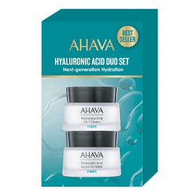 Ahava Promo Hyaluronic Acid 24/7 Σετ Περιποίησης για Ενυδάτωση & Αντιγήρανση με Κρέμα Προσώπου 50ml & Μάσκα Προσώπου 50ml, 1 σετ