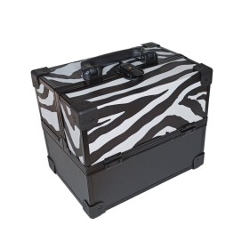 Ro-Ro Accessories Επαγγελματικό Βαλιτσάκι Καλλυντικών Άσπρο/Μαύρο, 1τμχ	